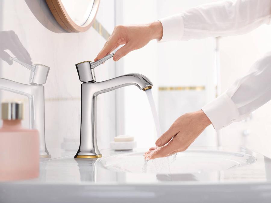 Купить Hansgrohe Metropol Classic Смеситель для раковины 160 однорычажный для накладных раковин с рычаговой рукояткой со сливным гарнитуром