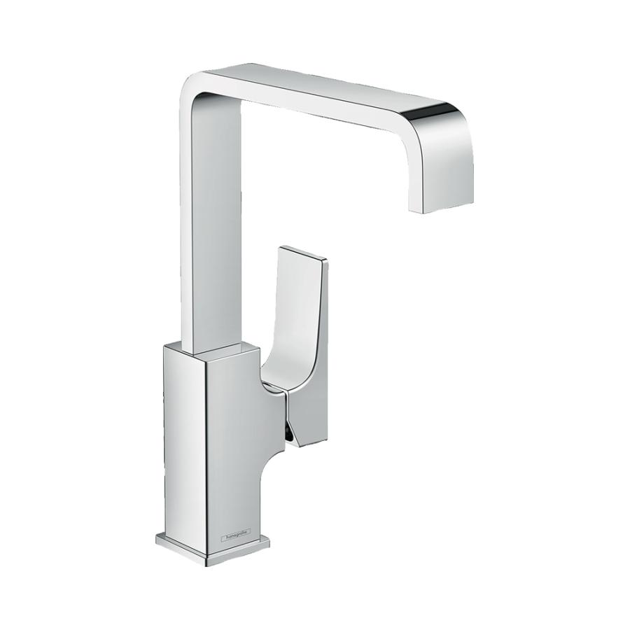 Hansgrohe Metropol Смеситель для раковины 230 однорычажный с рычаговой рукояткой со сливным клапаном Push-Open