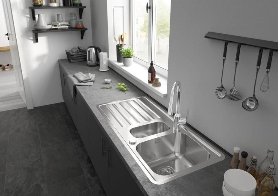 Hansgrohe Focus M42 Кухонный смеситель однорычажный, 220, с вытяжным душем, 2jet Хром, 71800000 - Изображение 8