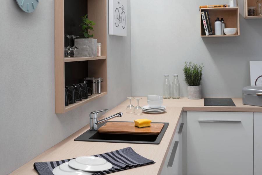 Hansgrohe Focus M42 Кухонный смеситель однорычажный, 100, 1jet Хром, 71808000 - Изображение 4