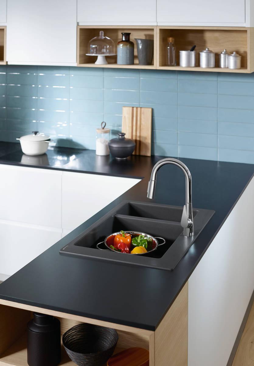 Hansgrohe Talis M51 Кухонный смеситель однорычажный, 160, с вытяжным душем, 2jet Хром, 73850000 - Изображение 4
