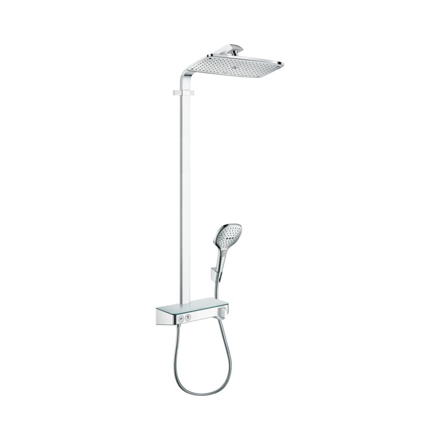 Hansgrohe Raindance E Showerpipe 360 1jet Душевая система с термостатом ShowerTablet Select 300 хром-белый матовый 27288400 - Изображение 2