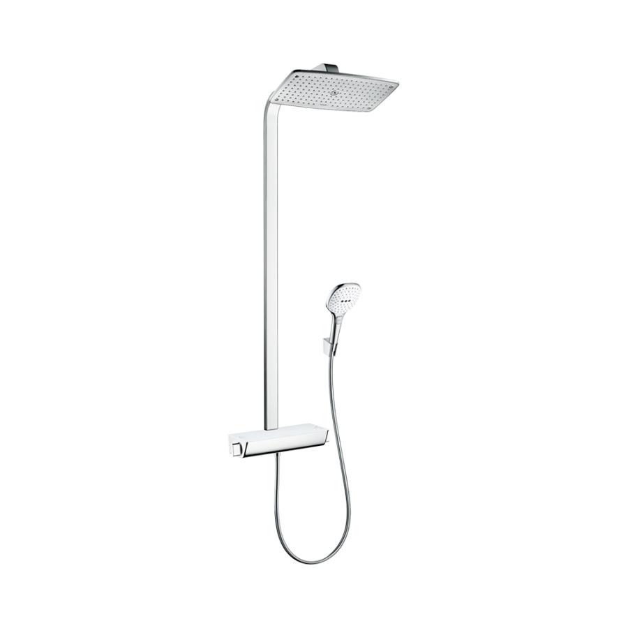 Hansgrohe Raindance Select Showerpipe 360  душевая система хром-белый матовый 27112400 - Изображение 2