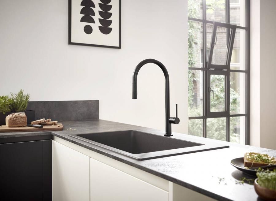 Hansgrohe Talis M54 Кухонный смеситель однорычажный 210 с вытяжным душем 2jet sBox хром 72801000 - Изображение 9