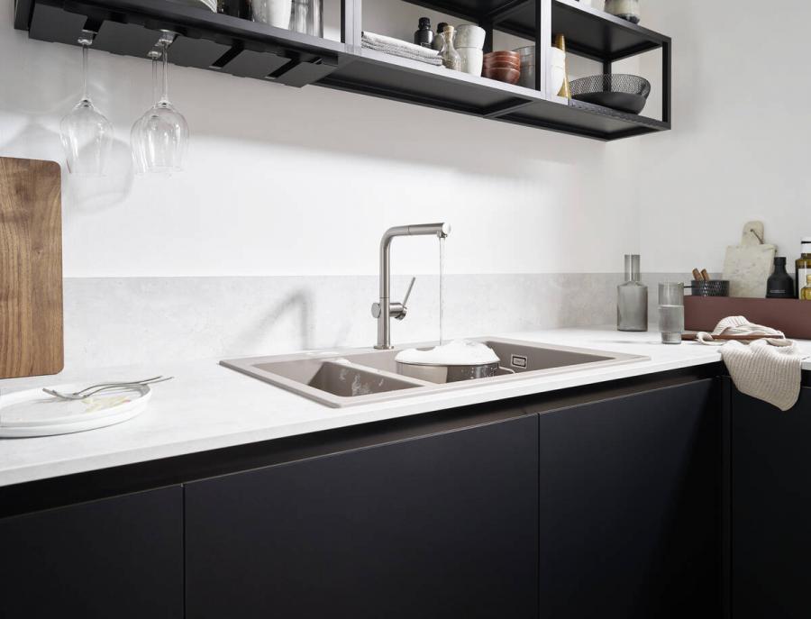 Hansgrohe Talis M54 Кухонный смеситель однорычажный, 270, с вытяжным изливом, 1jet Хром, 72808000 - Изображение 5