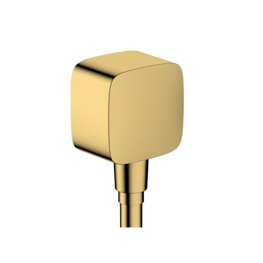 Hansgrohe FixFit Шланговое подсоединение с клапаном обратного тока золото 26457990 - Изображение 3