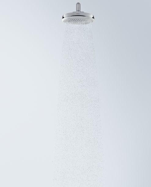 Hansgrohe Верхний душ Crometta 160 1jet EcoSmar хром-белый матовый 26578400 - Изображение 4