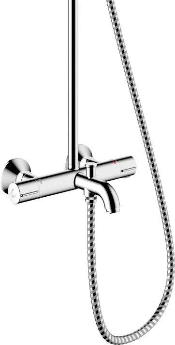 Hansgrohe Vernis Blend Showerpipe 200 1jet с термостатом для ванны Хром, 26274000 - Изображение 10