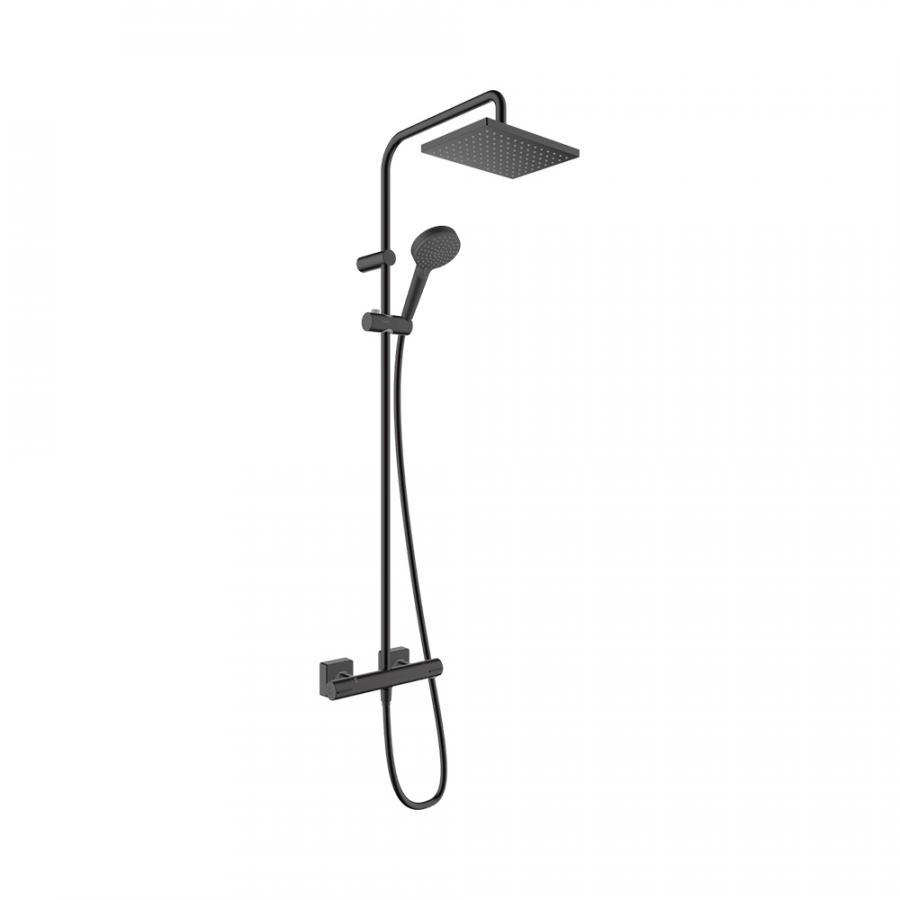 Hansgrohe Hansgrohe Vernis Shape Showerpipe 230 1jet с термостатом Черный Матовый, 26286670 - Изображение 3