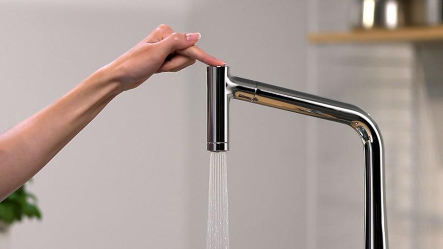Hansgrohe Metris смеситель для кухни однорычажный с выдвижным душем хром в интернет-магазине