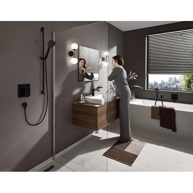 Hansgrohe Vivenis Встраиваемый смеситель для ванны черный матовый 75415670 - Изображение 4