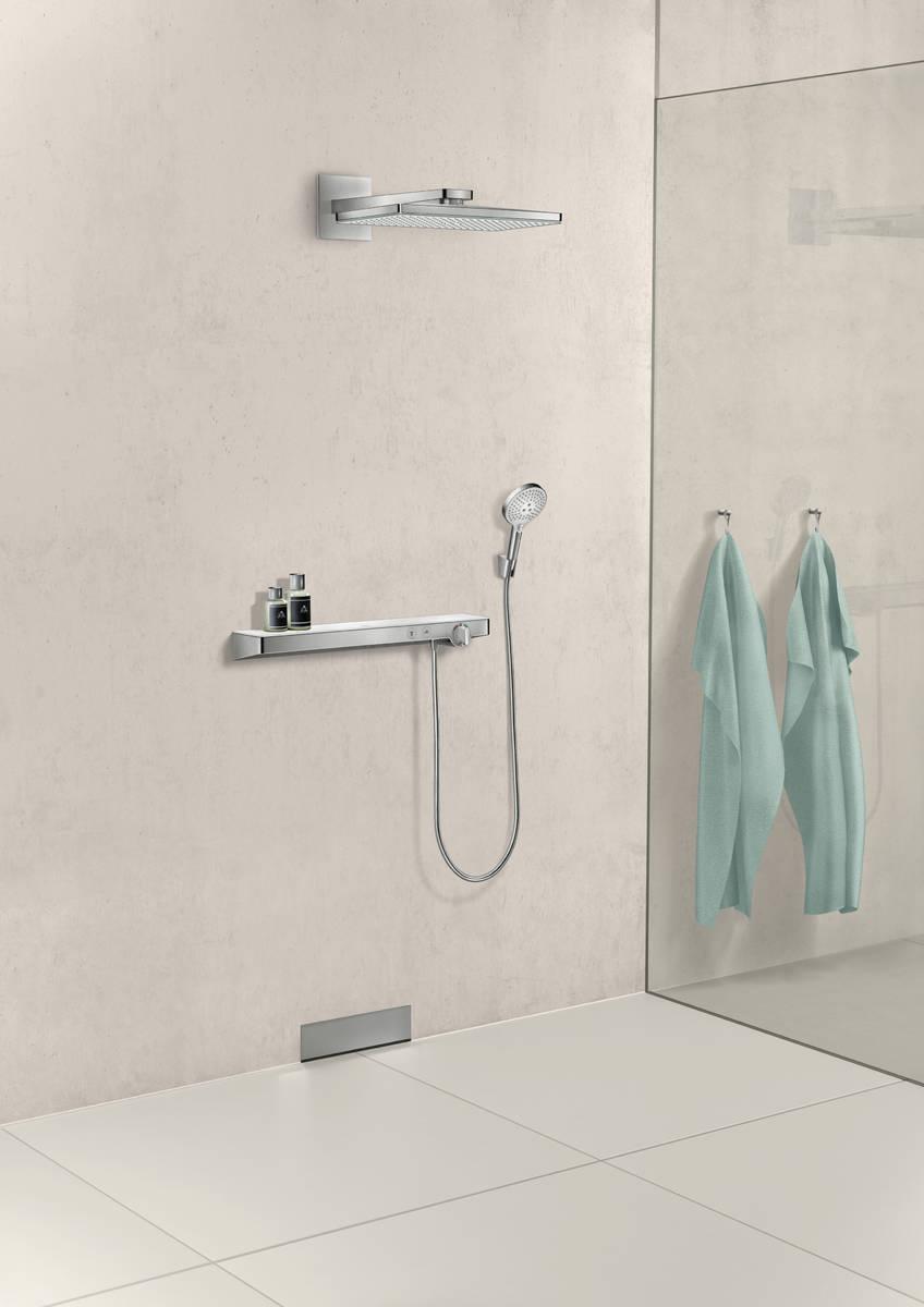 Hansgrohe Shower Tablet Select 700 Смеситель для душа универсальный для 2 потребителей Белый/Хром 13184400 - Изображение 4