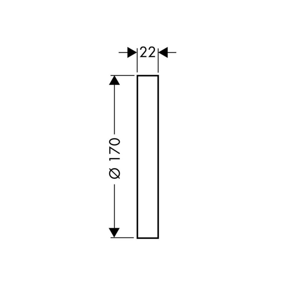 Hansgrohe Удлинение внешней части смесителя iBox universal сталь 13596820 - Изображение 4