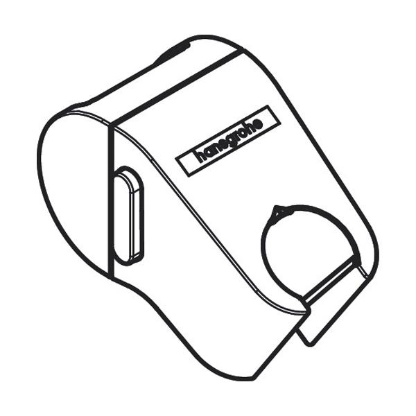 Hansgrohe WallStoris Слайдер с кнопкой белый матовый 27917700 - Изображение 3