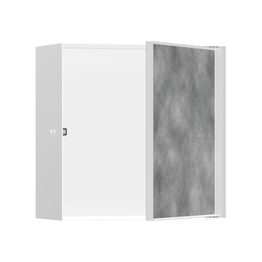 Hansgrohe XtraStoris Rock Настенный короб 300/300/140 с дверью для облицовки плиткой белый матовый 56091700 - Изображение 1