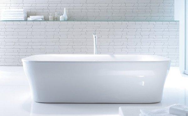 Hansgrohe PuraVida Смеситель для ванны однорычажный напольный 1/2 хром-белый 15473400 - Изображение 5