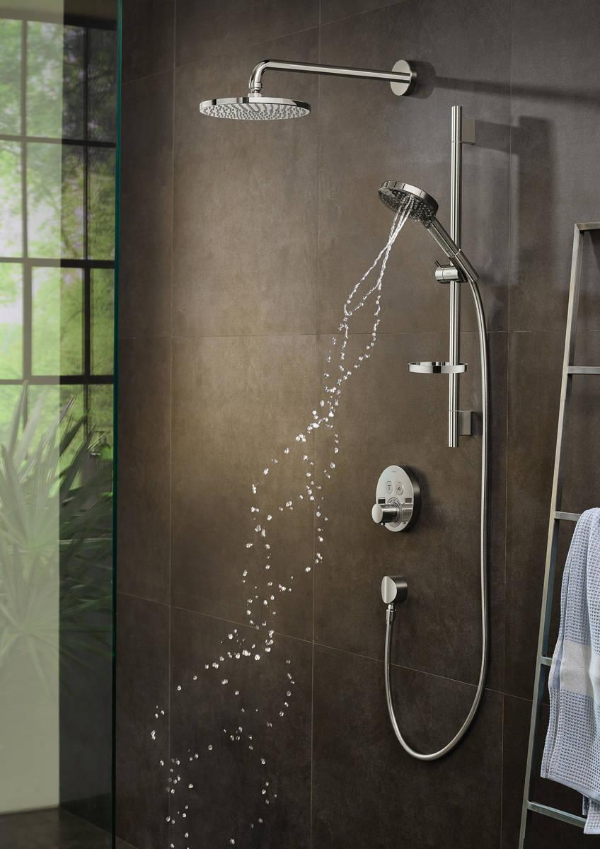 Hansgrohe Термостат ShowerSelect S, для 2 потребителей, скрытый монтаж Хром, 15743000 - Изображение 11