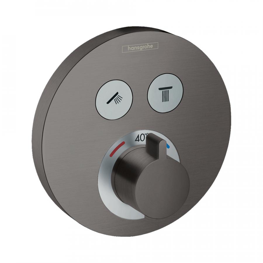 Hansgrohe Термостат ShowerSelect S, для 2 потребителей, скрытый монтаж Хром, 15743000 - Изображение 4