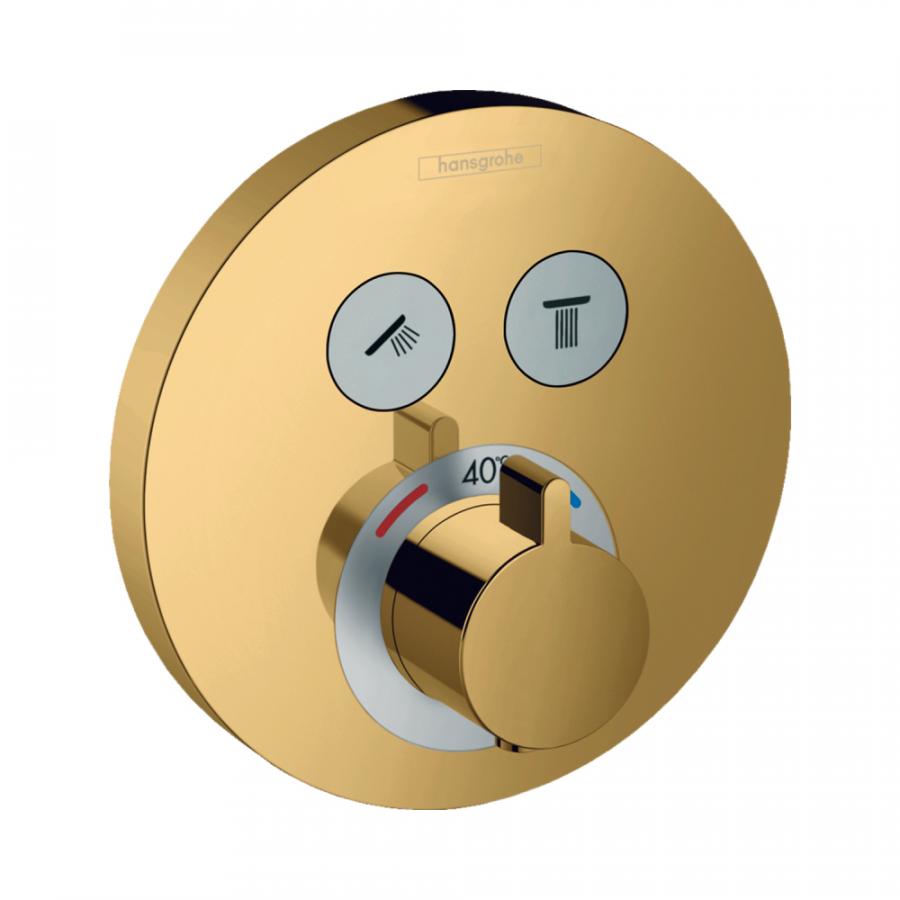 Hansgrohe Термостат ShowerSelect S, для 2 потребителей, скрытый монтаж Хром, 15743000 - Изображение 7