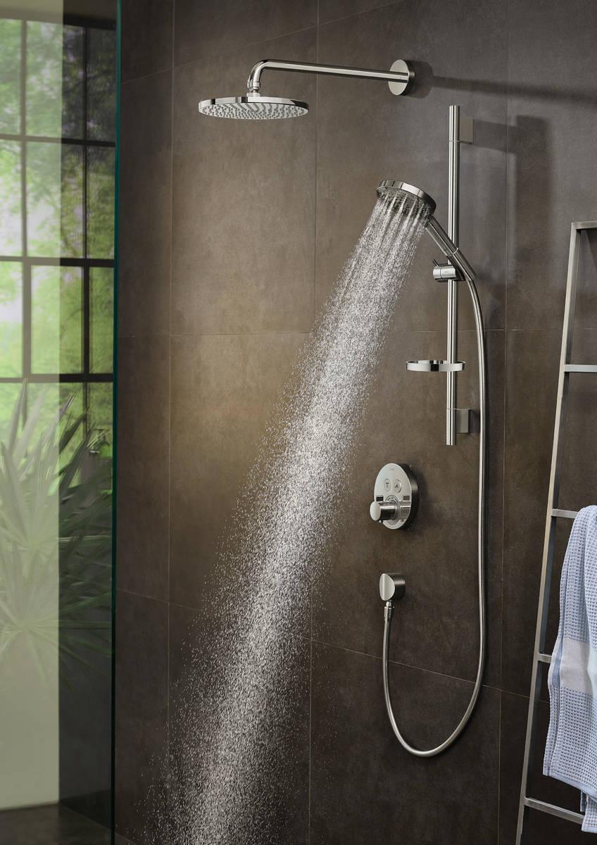 Hansgrohe Термостат ShowerSelect S для 2 потребителей скрытый монтаж Белый Матовый 15743700 - Изображение 10