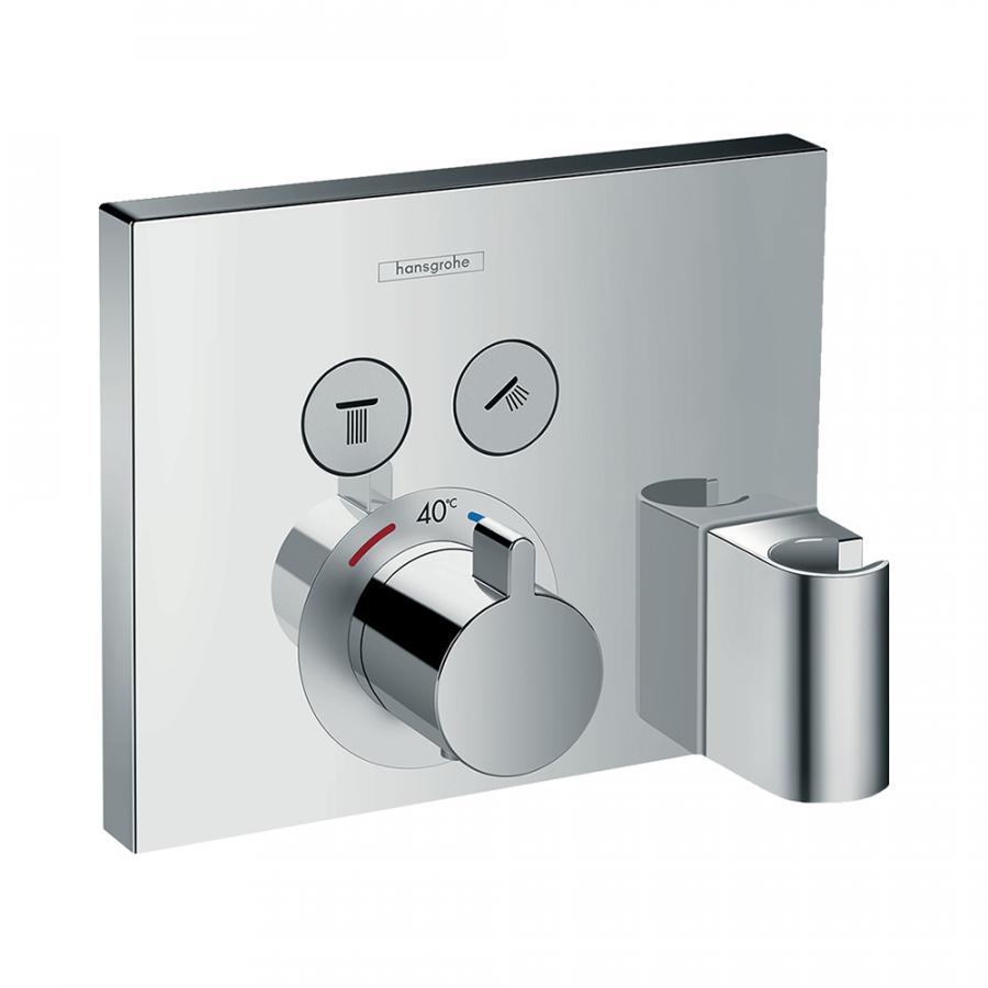 Hansgrohe ShowerSelect Термостат ShowerSelect, для 2 потребителей, СМ Хром, 15765000 - Изображение 1