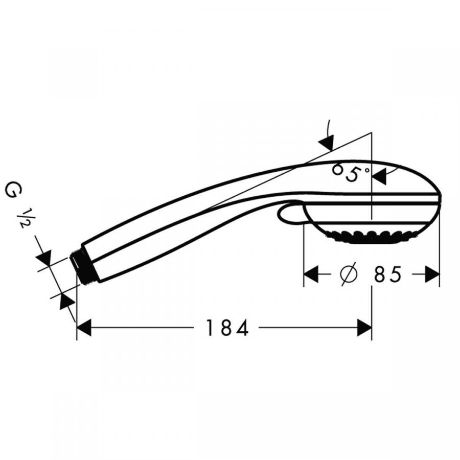 Hansgrohe Crometta 85 Vario ручной душ хром 28562000 - Изображение 2