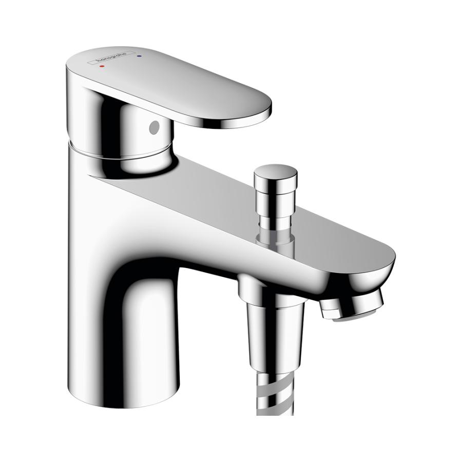 Hansgrohe Vernis Blend Смеситель для ванны и душа однорычажный Monotrou с двумя режимами расхода воды хром 71446000 - Изображение 1