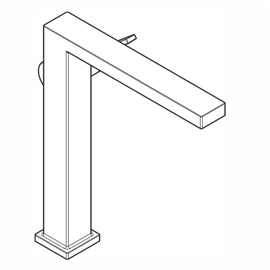 Купить Hansgrohe Tecturis E Смеситель для раковины 240 Fine, однорычажный, CoolStart, с клапаном push-open