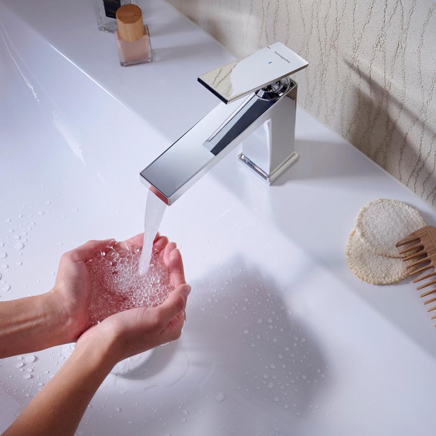 Hansgrohe Tecturis E Смеситель для раковины 110, однорычажный, со сливным гарнитуром