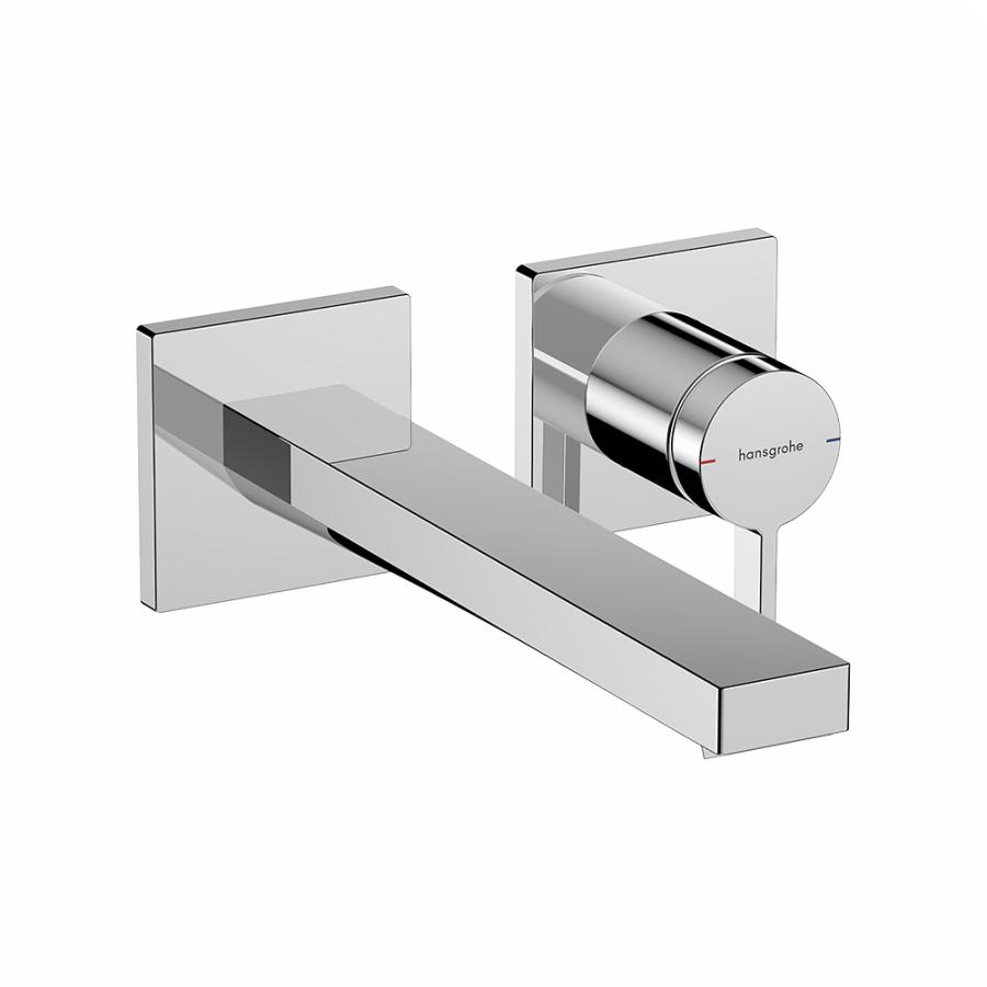 Hansgrohe Tecturis E Смеситель для раковины, однорычажный, настенный, с изливом 225 мм, скрытого монтажа 73051000