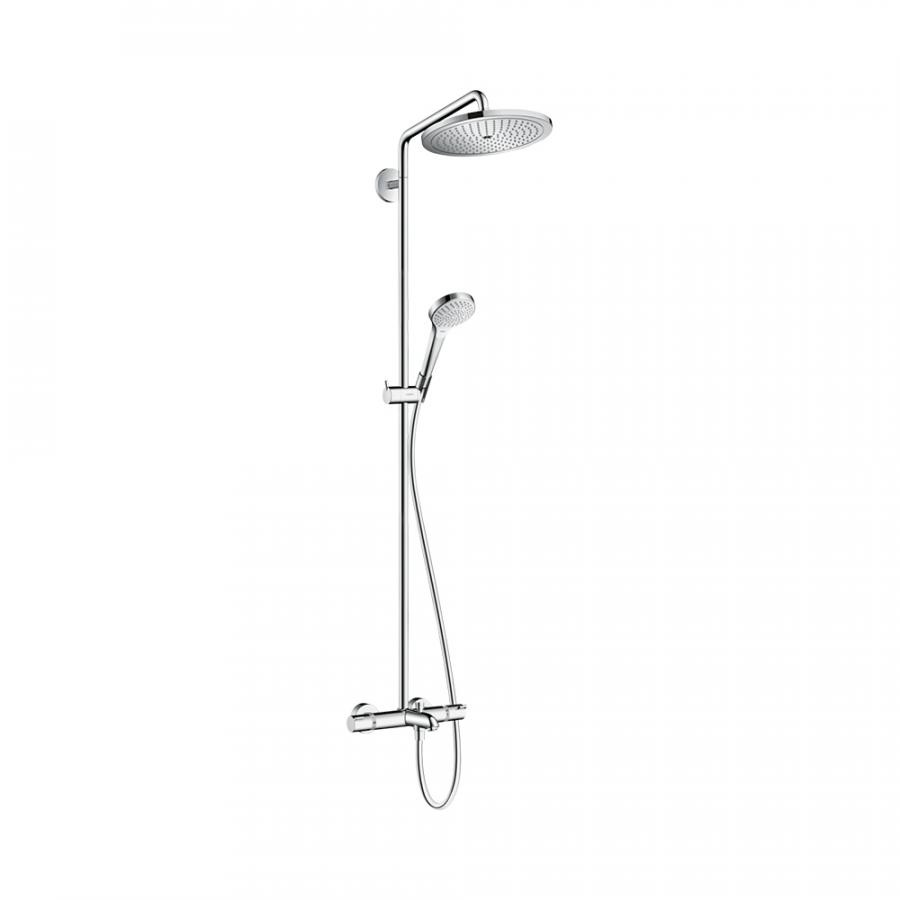 Hansgrohe Croma Select S Showerpipe 280 1jet Душевой набор с термостатом для ванны хром 26792000 - Изображение 1