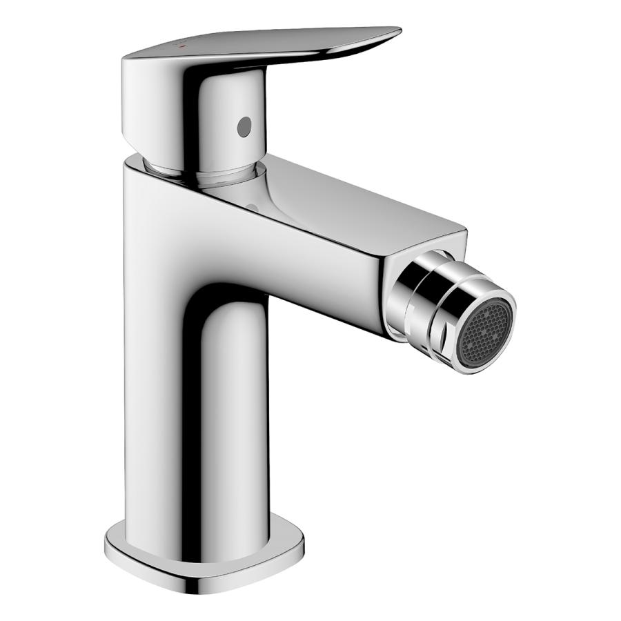 Hansgrohe Logis Смеситель для биде однорычажный 110 Fine со сливным гарнитуром 71201000