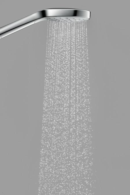 Hansgrohe Croma Select S Ручной душ 1jet EcoSmart 9 л/мин хром-белый матовый 26805400 - Изображение 3