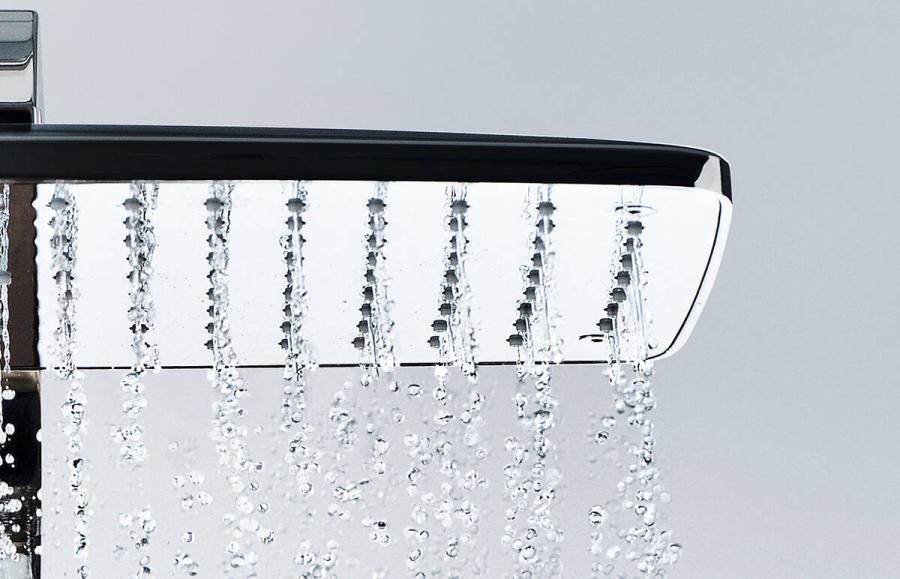 Hansgrohe Raindance E Showerpipe 360 1jet с термостатом для ванны хром-белый матовый 27113400 - Изображение 4