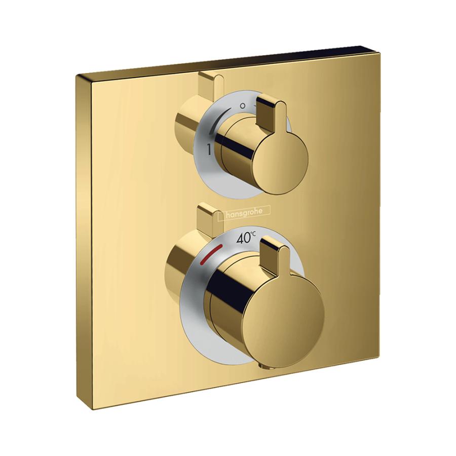 Hansgrohe Ecostat Square Термостат скрытого монтажа для 2 потребителей золото 15714990 - Изображение 1