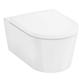 EluPura Original S Унитаз подвесной 540x360 безободковый со смывом AquaFall и сиденье с микролифтом