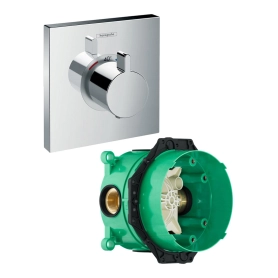 Set Select Highflow термостатический смеситель для душа (15760000+01800180)