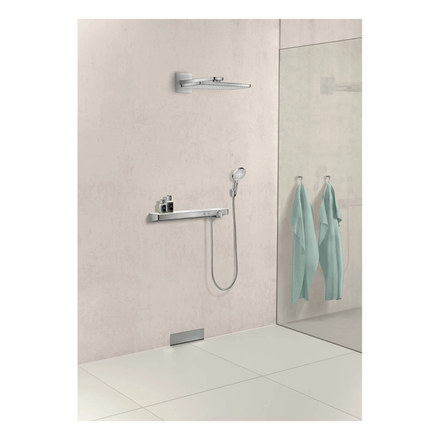 Hansgrohe Porter S Держатель ручного душа хром-черный матовый 28331340