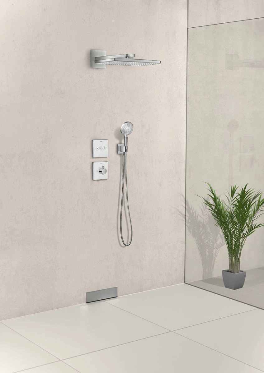 Hansgrohe Raindance Select S 120 3 jet ручной душ хром-белый матовый  26530400