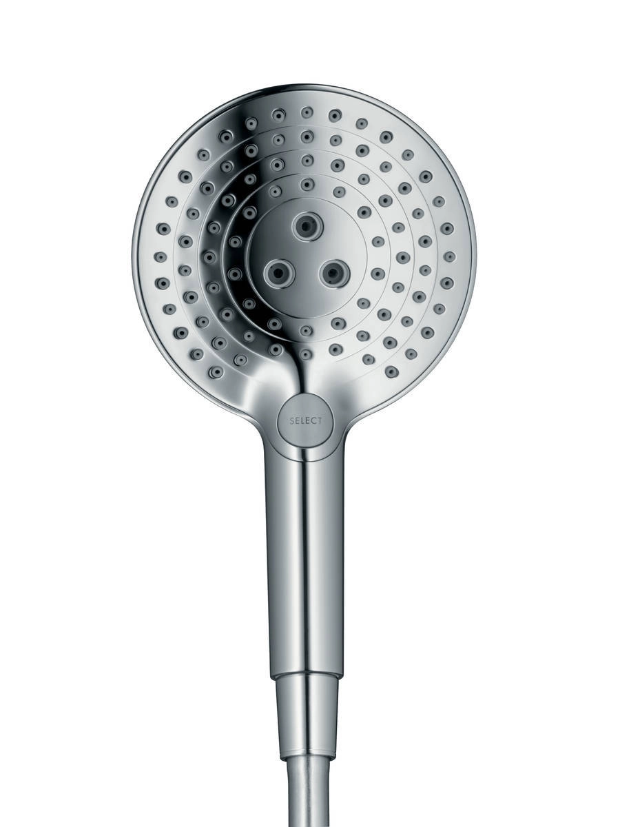 Hansgrohe Raindance Select S 120 3 jet ручной душ хром-белый матовый  26530400