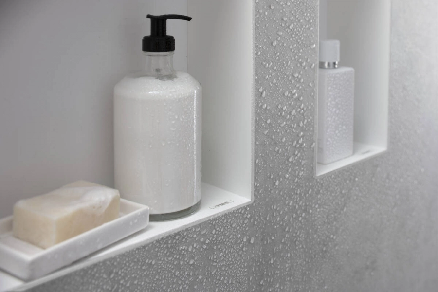 Hansgrohe XtraStoris Original Встраиваемая в нишу полка 300/300/100
