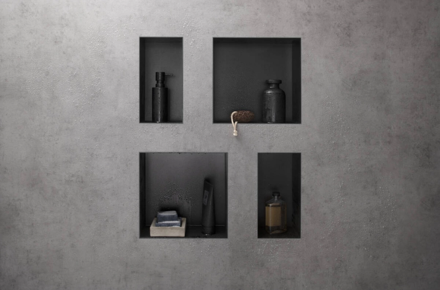 Hansgrohe XtraStoris Original Встраиваемая в нишу полка 300/300/100
