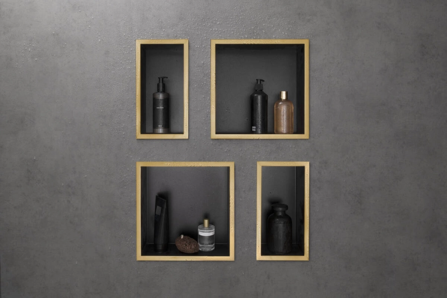 Hansgrohe XtraStoris Individual Встраиваемая в нишу полка 300/300/100