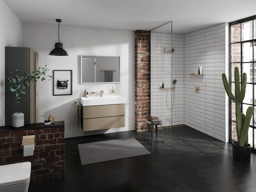Hansgrohe Rainfinity Porter полка со шланговым подключением 500 держатель слева изображение