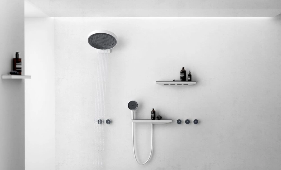 Hansgrohe Rainfinity Боковой душ 500 1jet с полкой в интернет-магазине