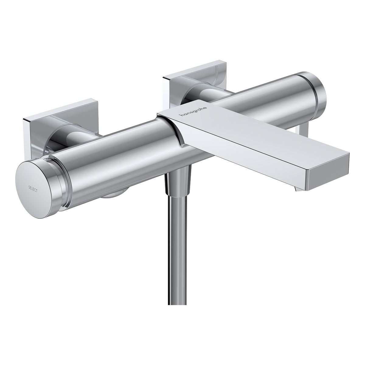 Hansgrohe Tecturis E Однорычажный смеситель для ванны наружного монтажа, хром