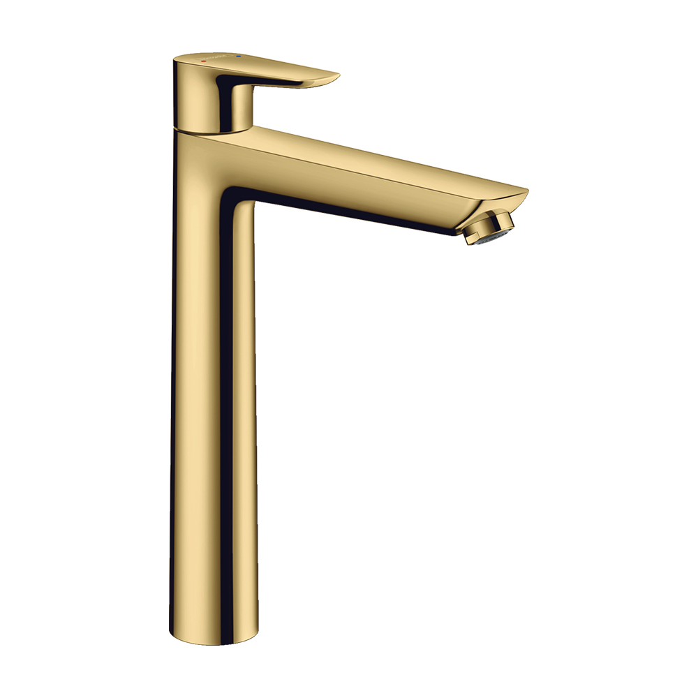 Hansgrohe Talis E Смеситель для раковины 240 однорычажный без сливного набора, золото