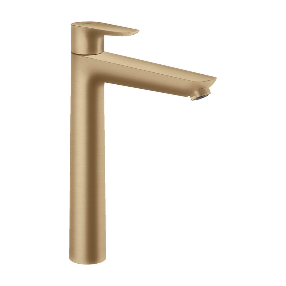 Hansgrohe Talis E Смеситель для раковины 240 однорычажный без сливного набора, шлифованная бронза