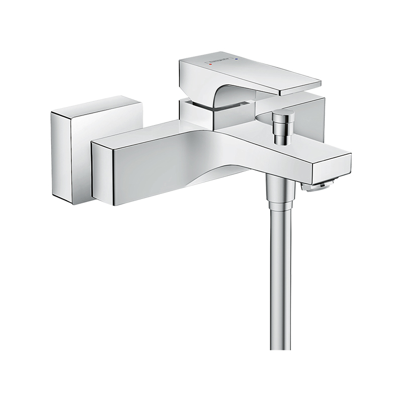 Hansgrohe Metropol Смеситель для ванны однорычажный внешнего монтажа с рычажной рукояткой, хром