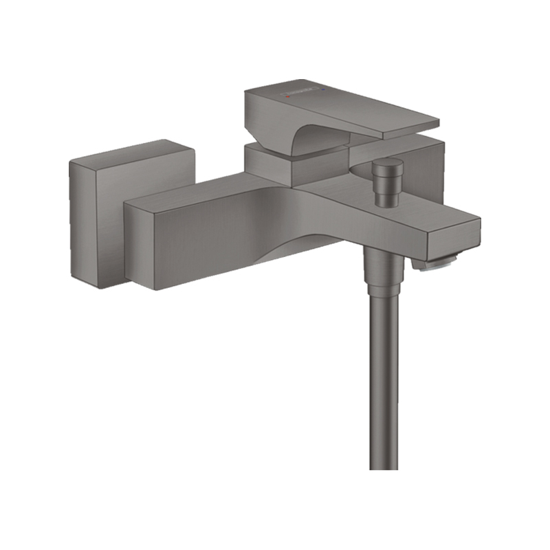 Hansgrohe Metropol Смеситель для ванны однорычажный внешнего монтажа с рычажной рукояткой, шлифованный черный хром